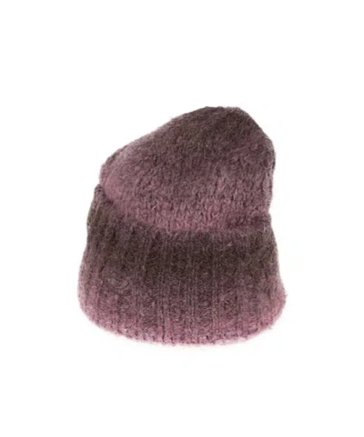 Diesel Brimless Cap In Purple