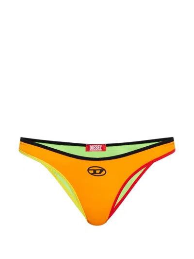 Diesel Brooke-d-pop Swim Bottoms In Orange