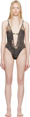 Diesel Daisy-dnm Swimsuit In E3317