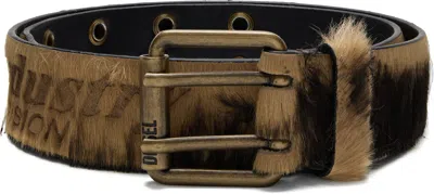Diesel Brown B-flag-d Belt