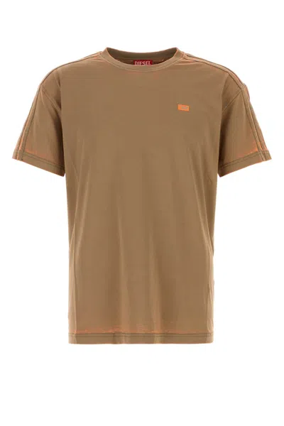 Diesel Brown Blend Cotton T-wayan T-shirt