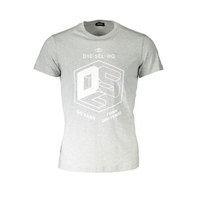 Diesel Brown Cotton Men T-shirt