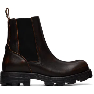 Diesel Brown D-hammer-chelsea Boots