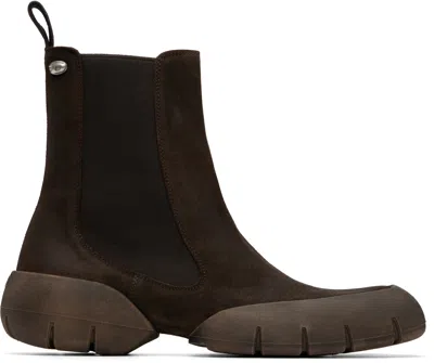 Diesel Brown D-mathieu Suede Chelsea Boots In Multi