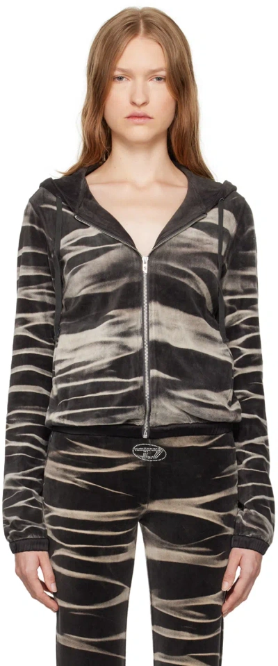 Diesel Brown F-chinny Hoodie In 93r