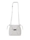Diesel Bucket Bag "scrunch-d" In White