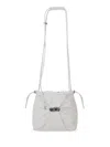 Diesel Bucket Bag "scrunch-d" In White