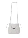 Diesel Bucket Bag "scrunch-d" In White