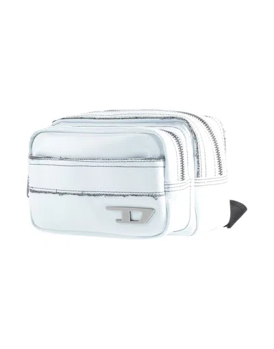 Diesel Logo-plaque Belt Bag In White