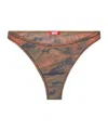 Diesel Bumchy-utlt Camouflage-print Bikini Bottoms