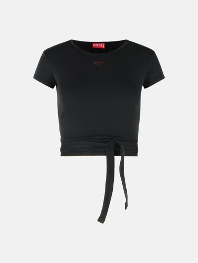 Diesel 'bunny' Black Cotton T-shirt