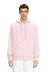 Diesel Burnout Hoodie With Metal-look Logo In Tobedefined