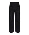 Diesel Button Open And Close Casual Pants In Black