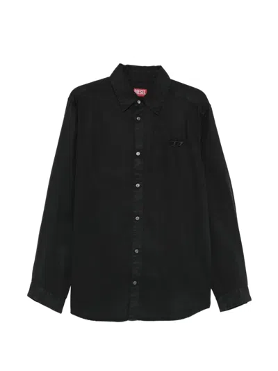 Diesel Buttoned Shirt In Purple