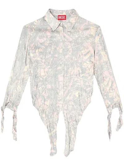 Diesel C-alix Shirt In Rosa