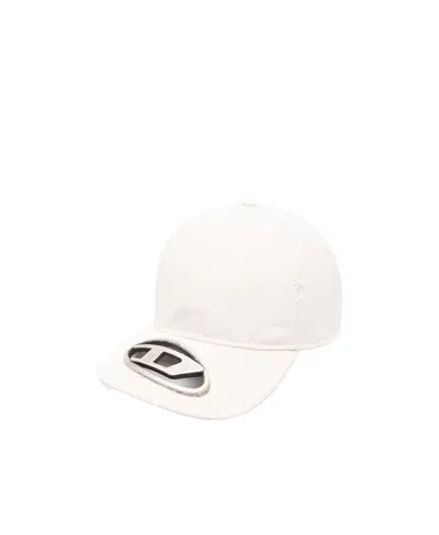 Diesel C-beast-a1 Baseball Cap In White