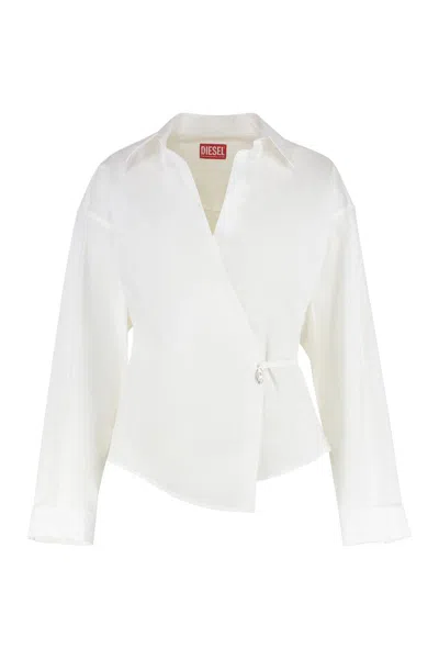 DIESEL DIESEL C-DELPHI COTTON SHIRT