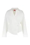 Diesel C-delphi Shirt And Blouse In White