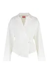 Diesel C-delphi Shirt And Blouse In White