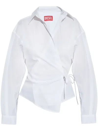 Diesel C-delphi Shirt In White