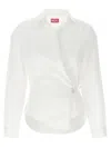 Diesel C-delphi Shirt And Blouse In White