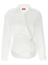 Diesel C-delphi Shirt And Blouse In White