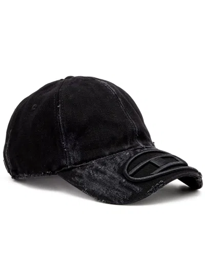 Diesel C-ody Cap In Schwarz