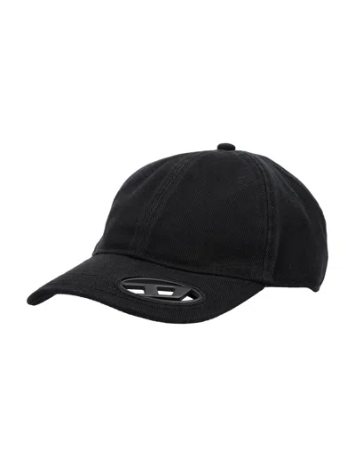 Diesel C-plack Hat In Black