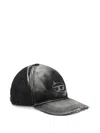 Diesel Baseball Cap In Destroyed Denim