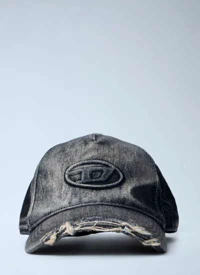 Diesel C-seymon Baseball Cap In Black