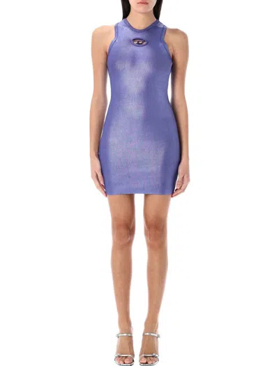 Diesel Caddix Mini Dress In Purple