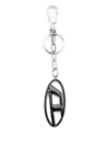 Diesel Cage-d Logo Keyring In Black