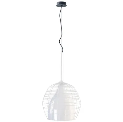 Pre-owned Diesel Cage Large Suspension In White With White Diffuser By  Living