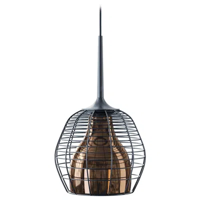 Pre-owned Diesel Cage Small Cluster Suspension In Black With Bronze Diffuser By  Living