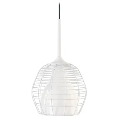 Pre-owned Diesel Cage Small Cluster Suspension In White With White Diffuser By  Living