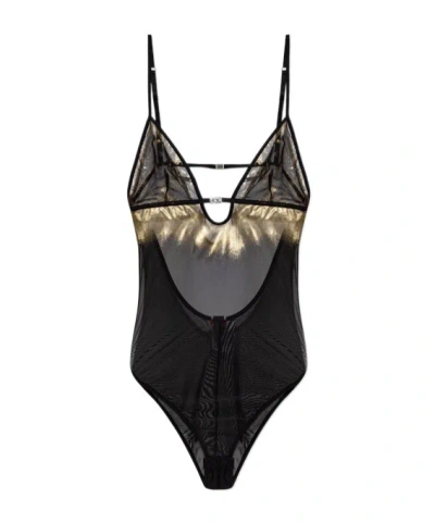 Diesel Cami Bodysuit In Black