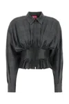 Diesel Camicia C-anbu In Misto Poliestere Stretch Ricamato  Donna