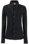 Diesel Camicia Unisex In Jersey Dévoré
