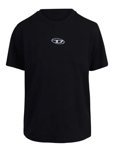 Diesel T-shirt With Logo In Black