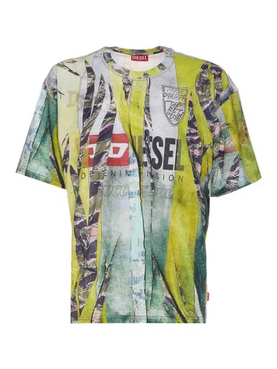 Diesel T-boxt-r13 T-shirt In Multi