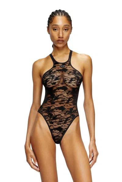 Diesel Camo Lace Bodysuit