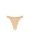 Diesel Camo Lace Briefs With Oval D Plaque In Brown