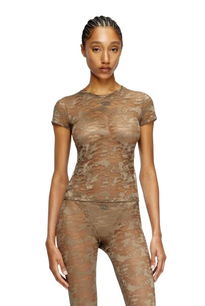 Diesel Camo Lace T-shirt