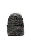 Diesel Camo-pattern Backpack In Green