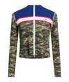 Diesel Camouflage Knit Jacket In Multi
