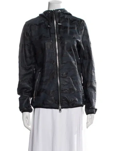 Pre-owned Diesel Camouflage Print Jacket In Blue