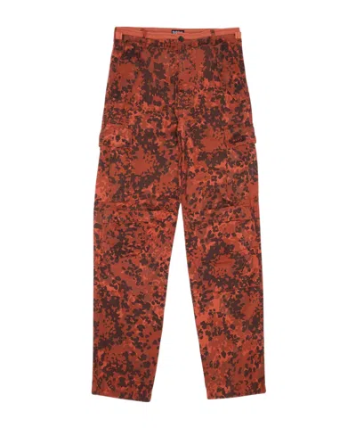Diesel Camouflage-print Cargo Trousers In Multi