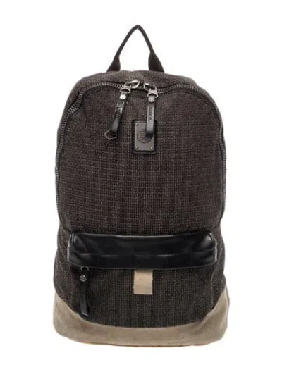 Pre-owned Diesel Canvas Backpack In Black