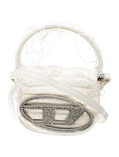 Pre-owned Diesel Canvas Crossbody Bag In Neutral