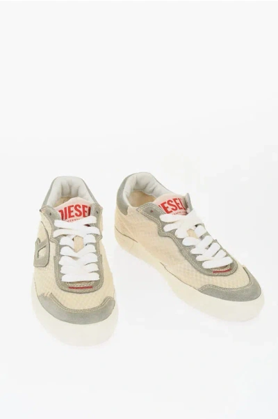 Diesel Canvas S-leroji Low Top Sneakers With Contrasting Details In Multi